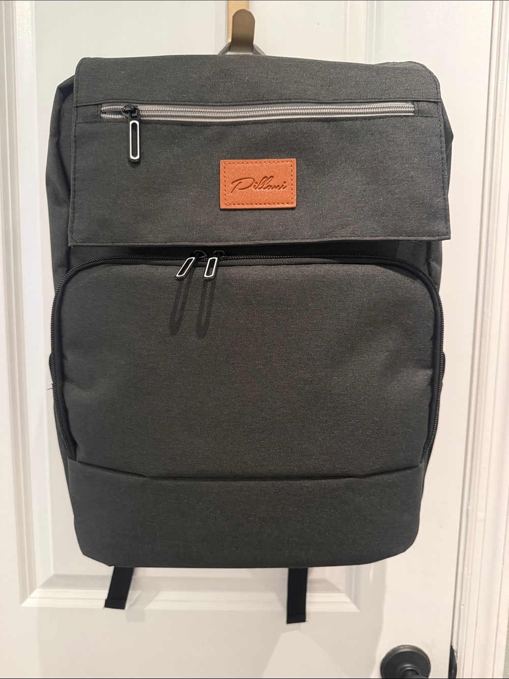 Gray Women's Canvas Backpack